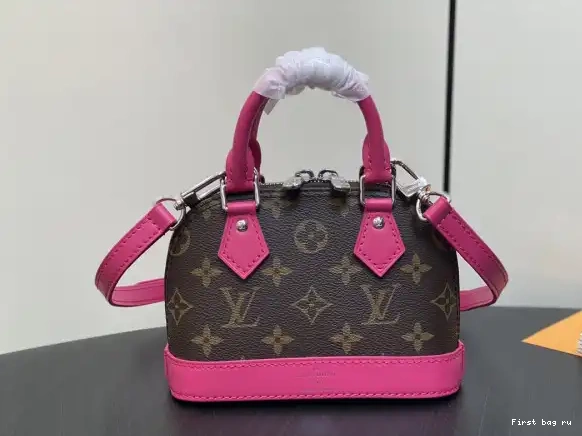 First bag ru LOUIS Alma-18*12*8cm Nano VUITTON 0607